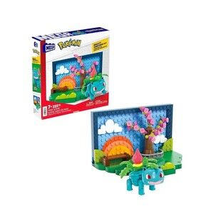 Pokemon Park Scene Building Toy Kits, 220 Pieces (MEGA)